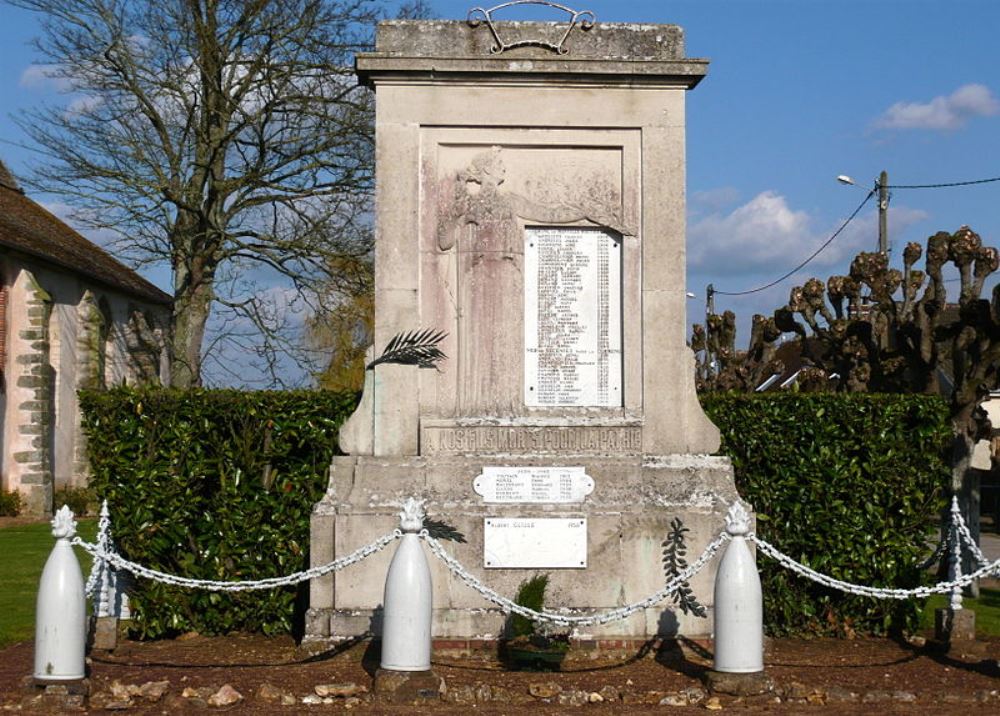 Oorlogsmonument Marville-Moutiers-Brl