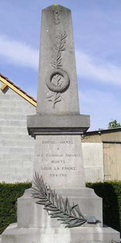 Oorlogsmonument Dreuil-Hamel