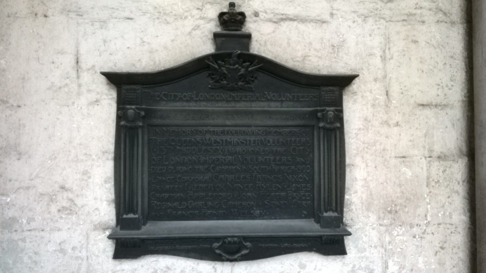 Memorials Cloisters Westminster Abbey #6