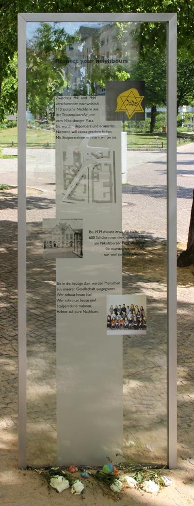 Memorial Jewish Neighbours #2