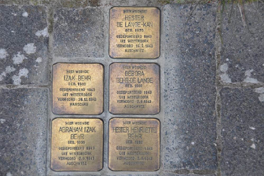 Stolpersteine Oranjestraat 27