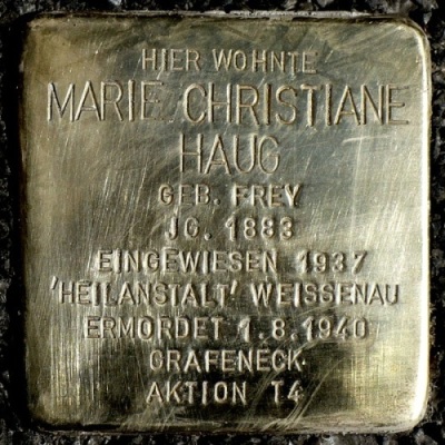 Stumbling Stone Schlotterbeckstraße 4