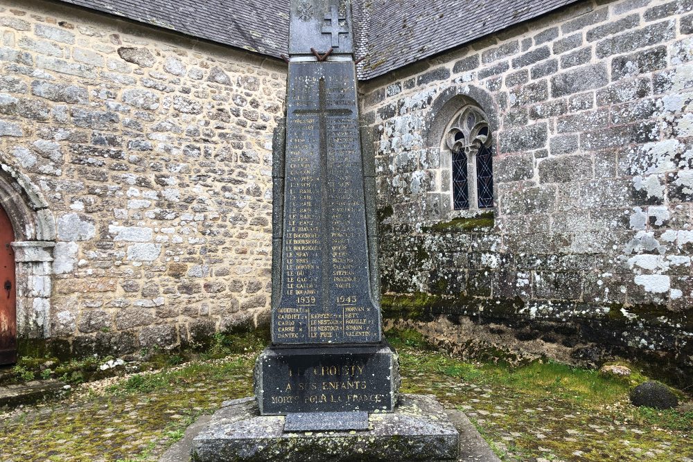 Oorlogsmonument Le Croisty