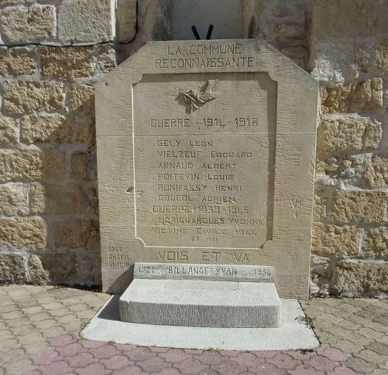 War Memorial Vestric-et-Candiac