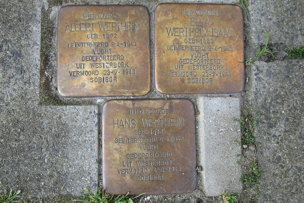 Stolpersteine Soendastraat 12 #1