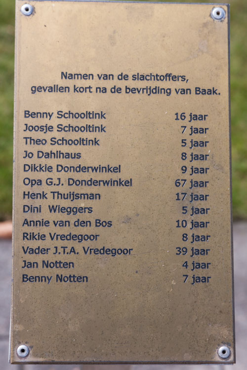 Liberation Route Marker 076: Unexploded mortar shells #4