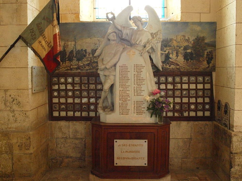 Monument Eerste Wereldoorlog Parochie van Barbonne-Fayel #1