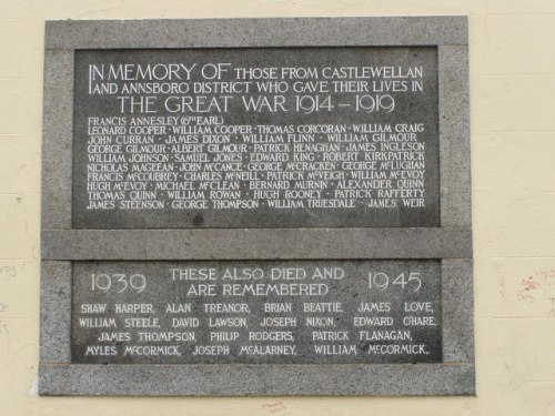 War Memorial Castlewellan and Ansboro #1