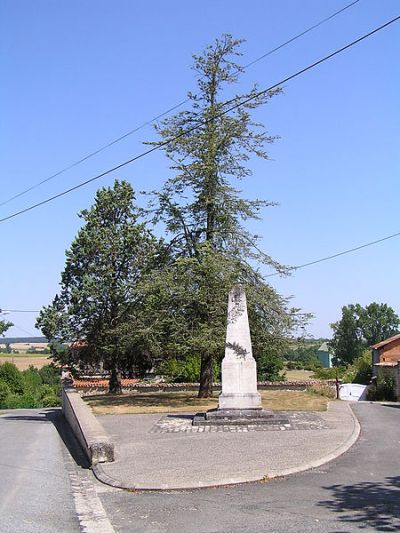 Oorlogsmonument Saint-Amant-de-Noure