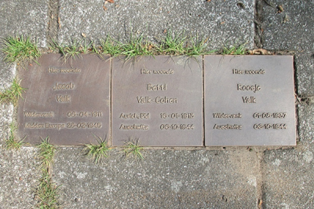 Memorial Stones A.G. Wildervanckstraat 7 #1