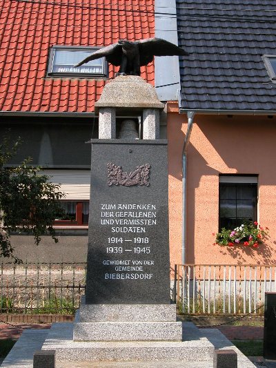 War Memorial Biebersdorf
