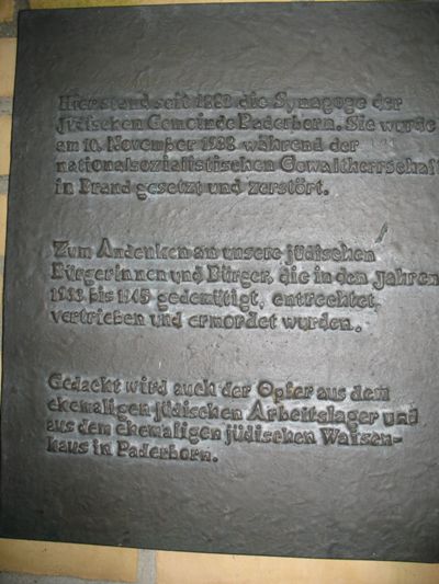 Jewish Memorial Paderborn #4