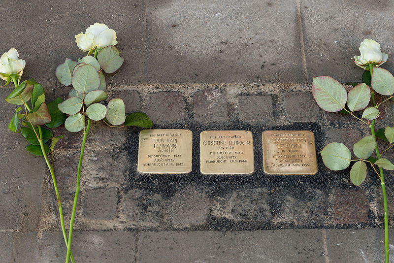 Stolpersteine 18 Rue du Verger