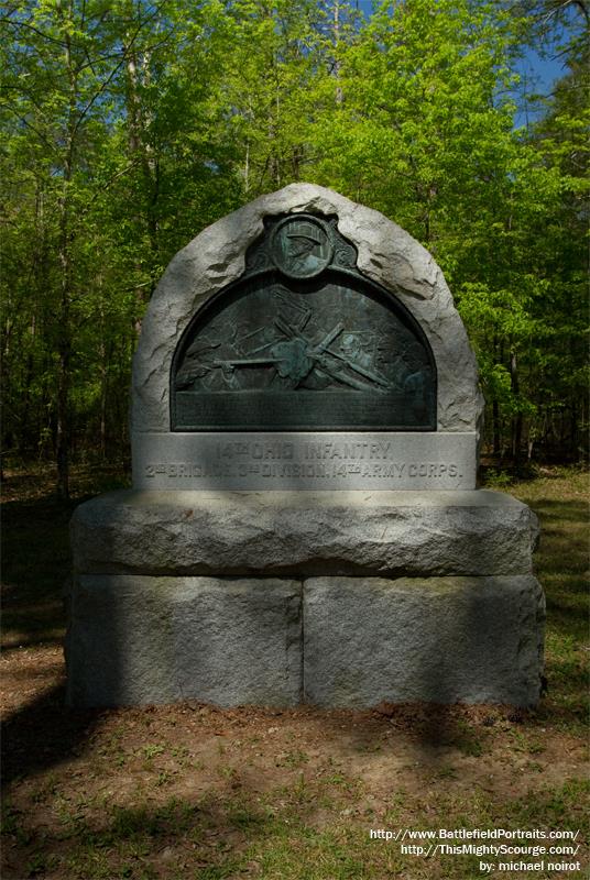 Monument 14th Ohio Infantry #1
