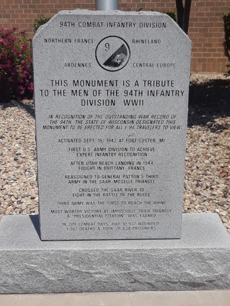 Monument 94th Combat Infantry Division #1