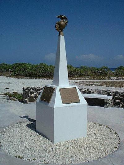 Memorial Defenders Wake Island (U.S. Marine Corps Memorial) - Wake Island -  TracesOfWar.com