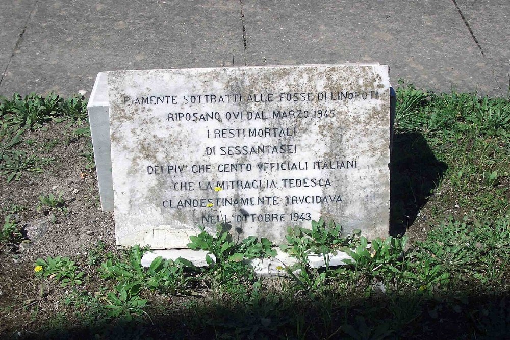 Mass Grave Italian Officers Kos #2