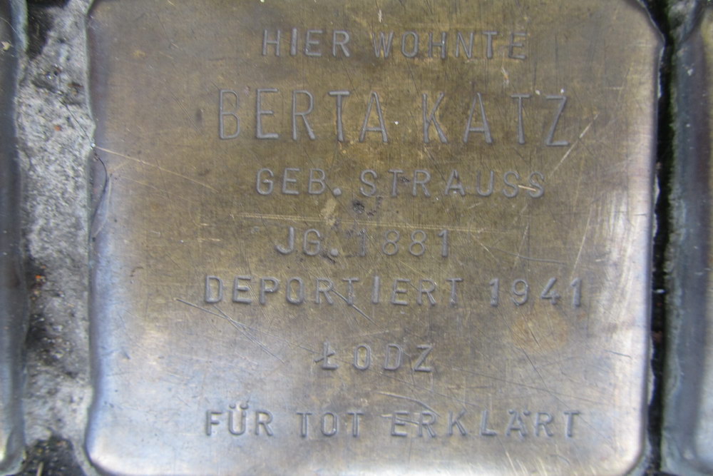 Stolpersteine Remscheider Strae 67 #3