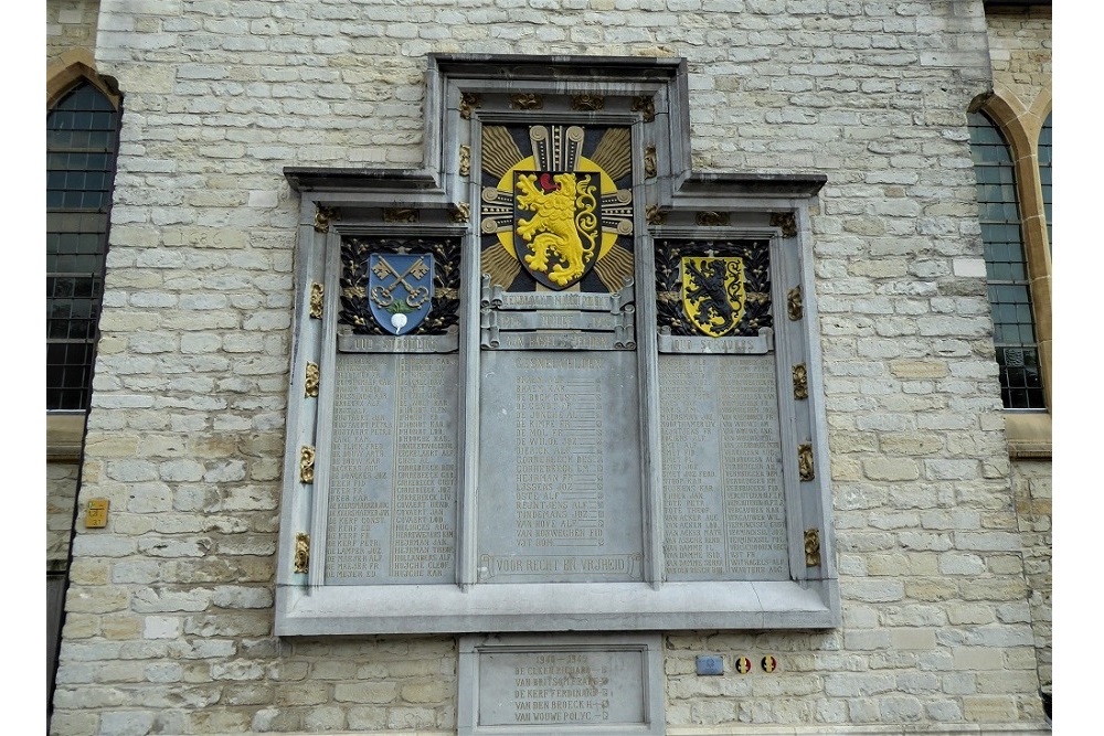 Gedenkteken Sint-Petruskerk Bazel #1