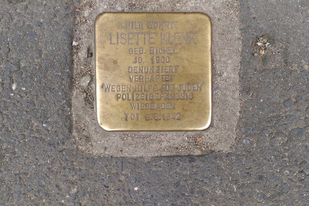 Stolperstein Helenenstraße 18