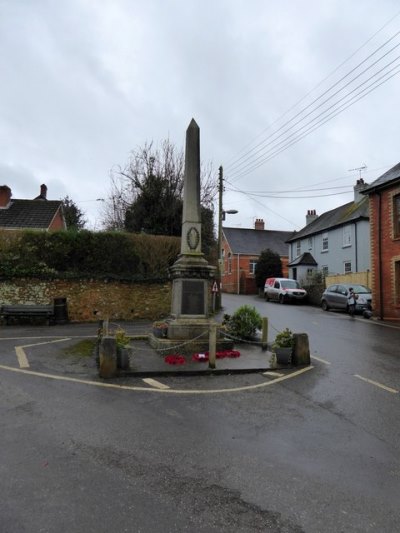 Oorlogsmonument Culmstock #2