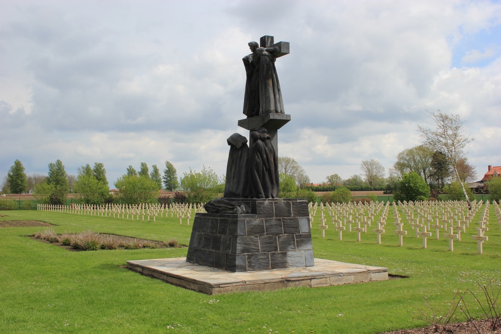 Calvary Cross French Military Cemetery St.-Charles de Potyze #2