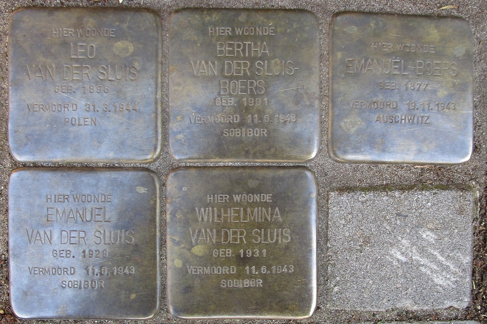 Stumbling Stones Van der Does de Willeboissingel 46 #1