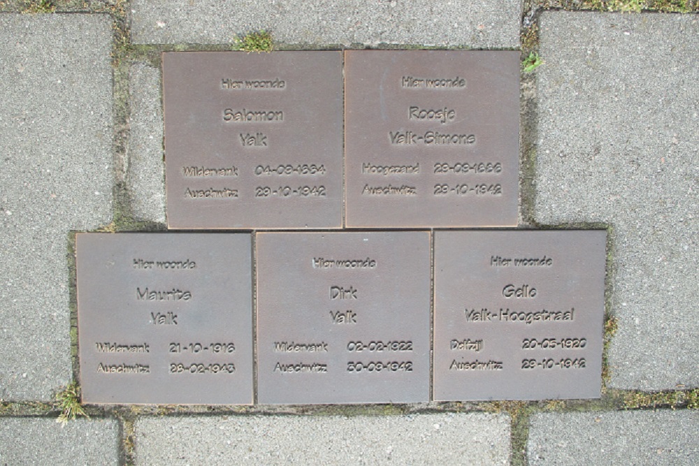 Memorial Stones J.Kammingastraat 140