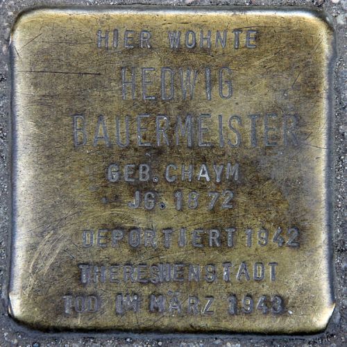 Stolpersteine Bevernstrae 3