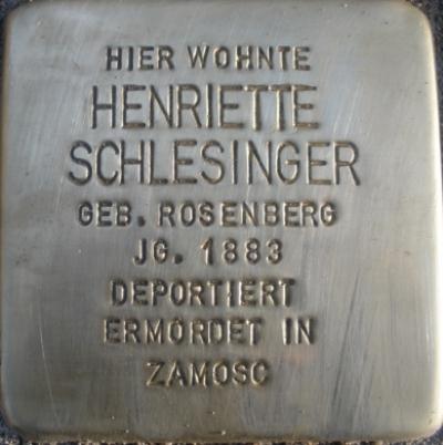 Stolpersteine Schillerstraße 6