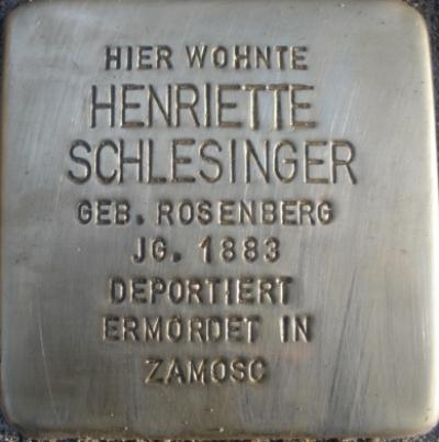 Stolpersteine Schillerstrae 6