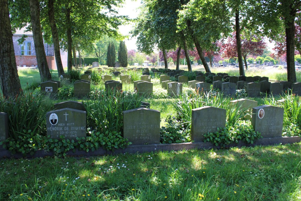 Belgische Oorlogsgraven Gentbrugge