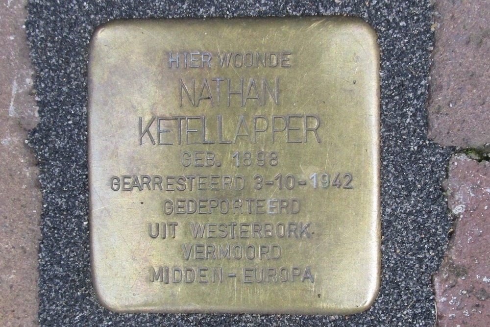 Stolpersteine Stikke Hezelstraat 54 (voorheen 46) #4