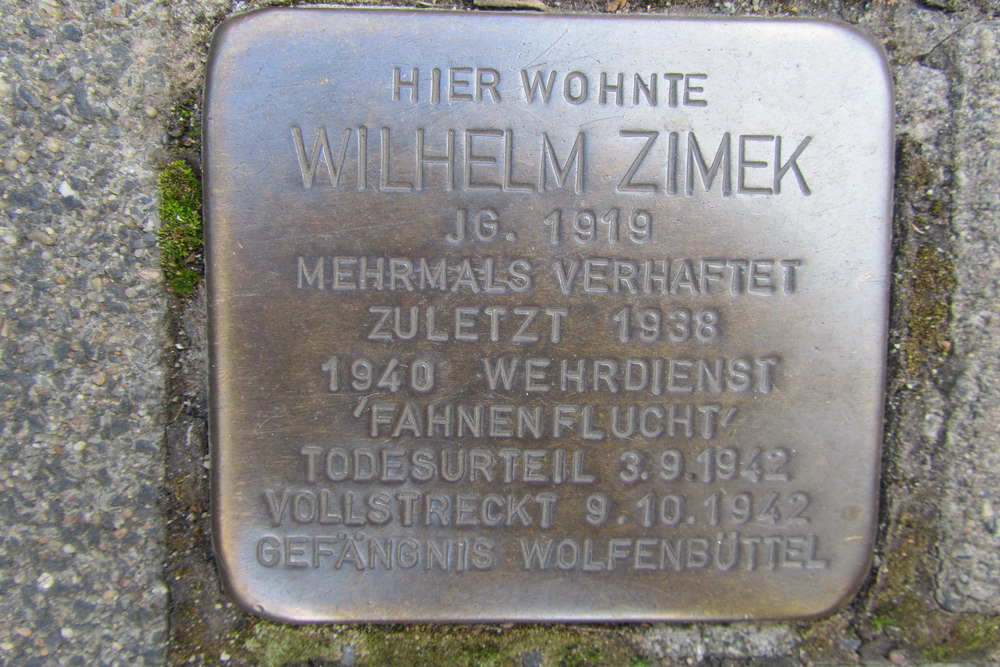 Stolperstein Alte Wallgasse 30