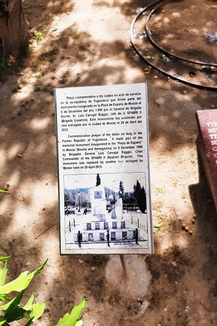 Memorial Spanish Fallen Yugoslavia Toledo #2