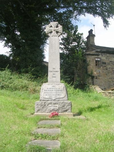 Oorlogsmonument Thornhill Edge #1