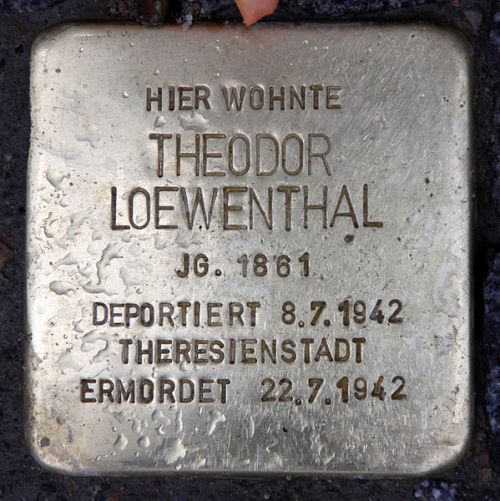 Stolperstein Lietzenburger Strae 32 #1