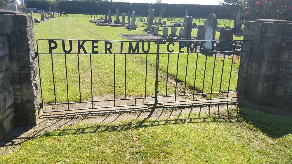 Commonwealth War Grave Pukerimu Cemetery #1