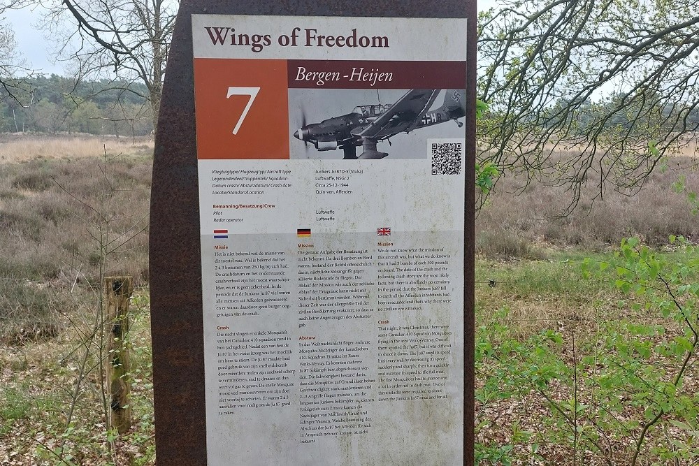 Cycle Route Wings of Freedom: Crash Site Junkers Ju 87D-5 (Stuka) #4