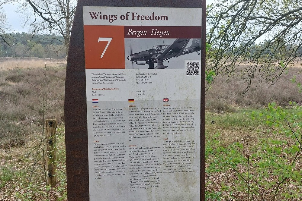 Cycle Route Wings of Freedom: Crash Site Junkers Ju 87D-5 (Stuka) #4