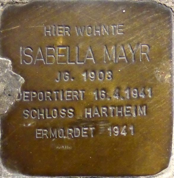 Stolperstein Linzer Gasse 35 #1