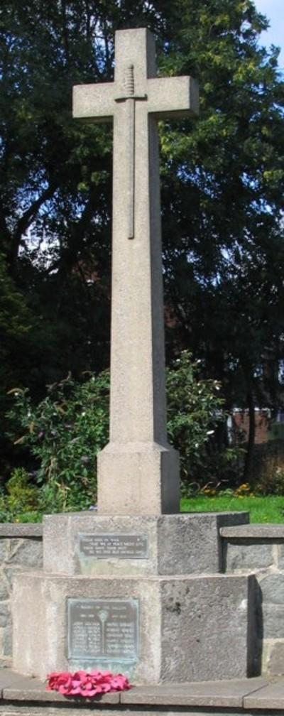 Oorlogsmonument Stanton Under Bardon