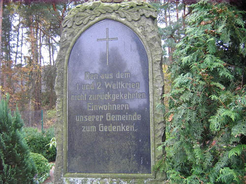 War Memorial Kiekenbusch #1