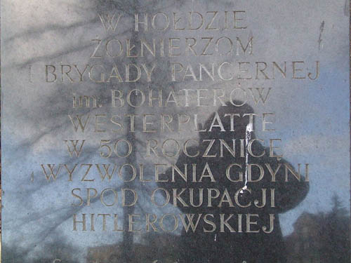 Memorial Stone Polish 1st Armoured Brigade #2