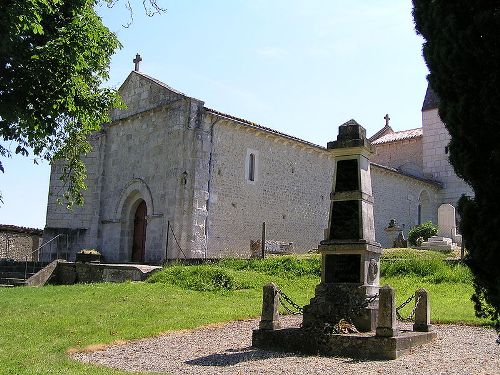 Oorlogsmonument Salles-de-Barbezieux #1