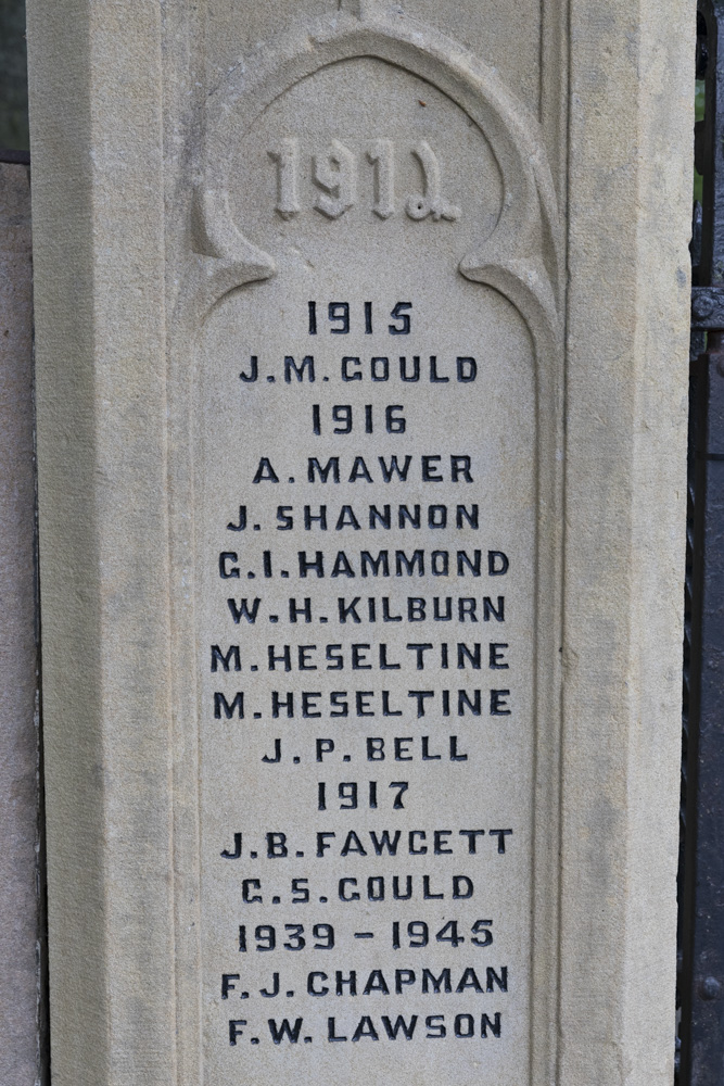 Oorlogsmonument Aysgarth #2