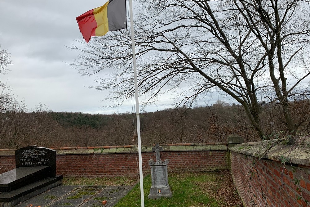 Belgisch Graf Onbekend Oorlogsslachtoffer Cheratte-Haut #3