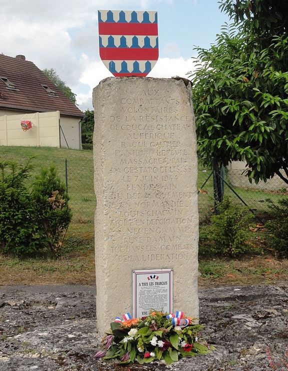 Verzetsmonument Coucy-le-Chteau-Auffrique