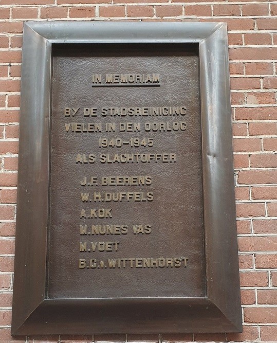 Gedenkteken Oorlogsslachtoffers Stadsreiniging Amsterdam #2