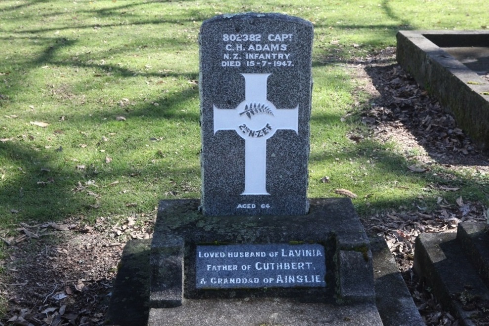 Commonwealth War Grave Tauranga Public Methodist Cemetery